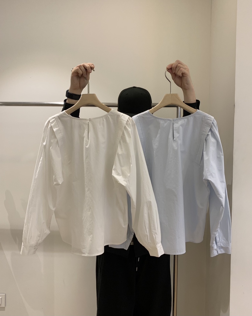 JUEDE韓國代購女裝新品休閑襯衫蕾絲衫JUEDE襯衫/蕾絲衫