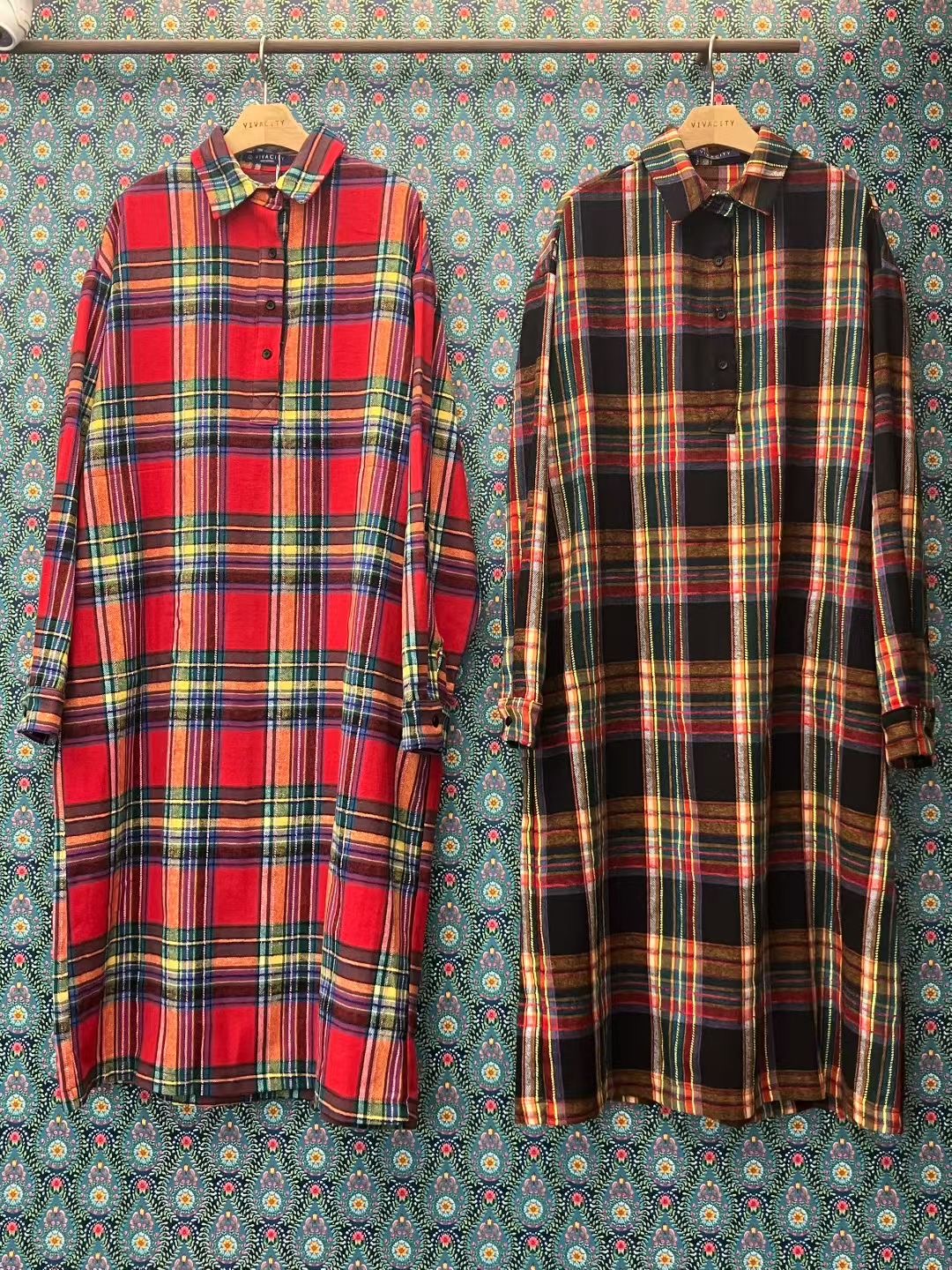 VIVACITY韓國直郵女裝新款職業休閑推薦時尚人氣真品連衣裙VIVACITY連衣裙圖色2左二色