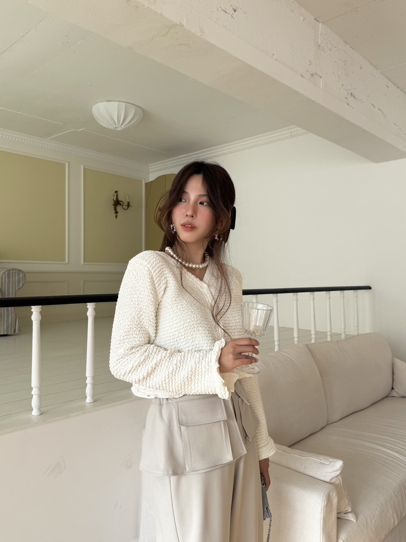 MOSMOS韓國直郵女士新款真品職業推薦人氣26春夏時尚長袖T恤MOSMOS長袖T恤