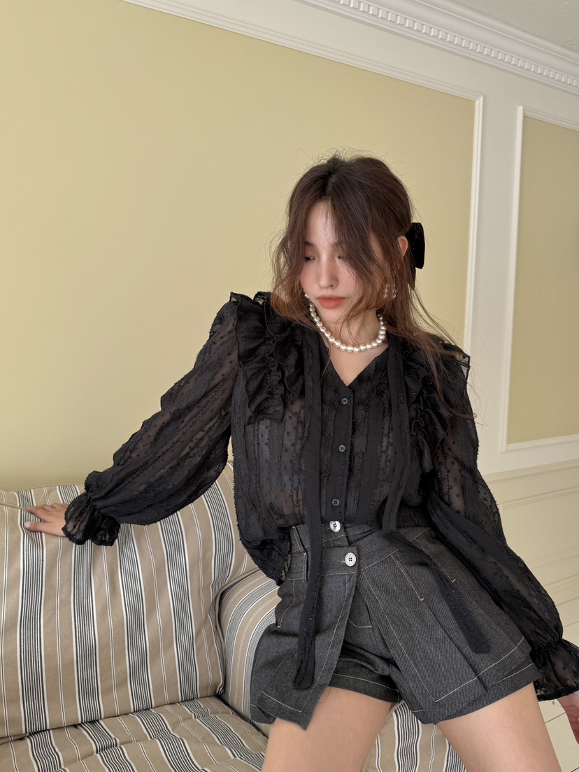 MOSMOS東大門直郵女裝新款真品26春夏人氣推薦襯衫蕾絲衫MOSMOS襯衫/蕾絲衫