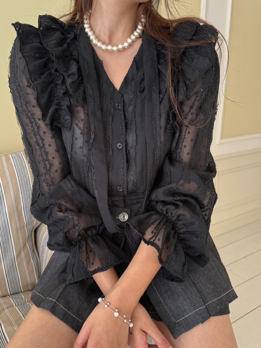 MOSMOS東大門直郵女裝新款真品26春夏人氣推薦襯衫蕾絲衫MOSMOS襯衫/蕾絲衫