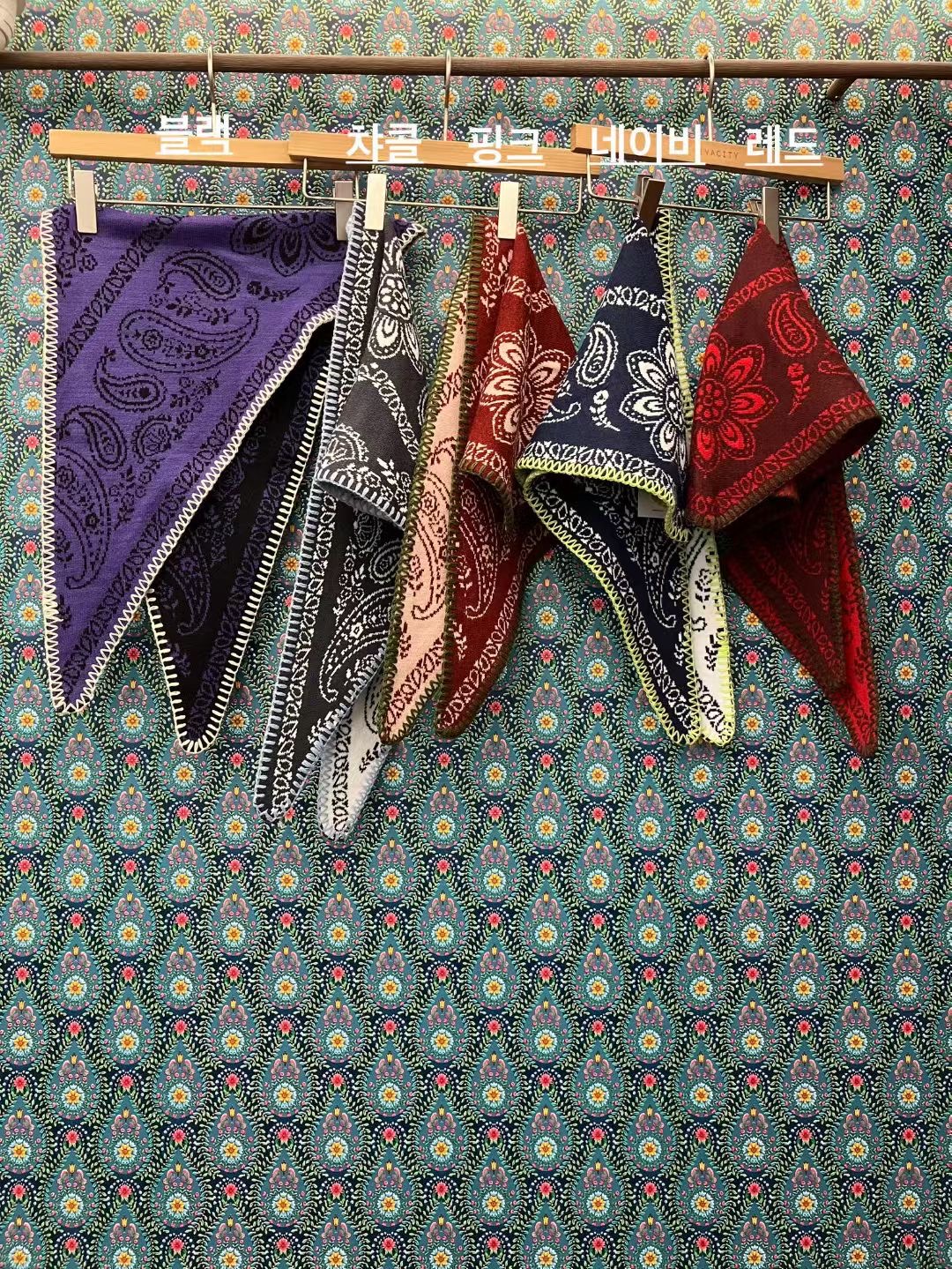 VIVACITY韓國直郵女士新品26春夏休閑時尚職業熱賣圍巾披肩VIVACITY圍巾/披肩圖色2左二色