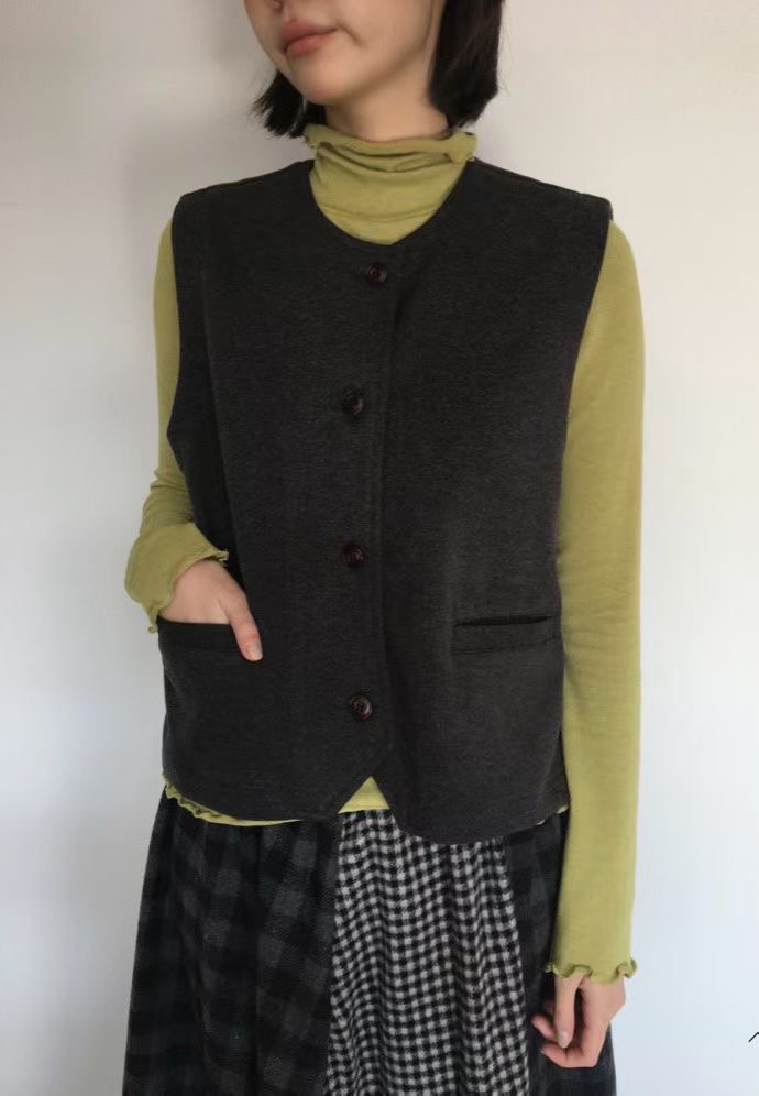 VIVACITY東大門代購女士新品熱賣真品推薦26春夏馬甲不含內搭VIVACITY馬甲圖色1