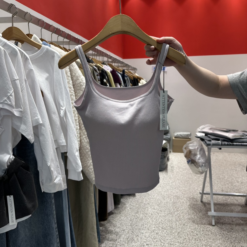 ATPZ東大門代購女士新品休閑26春季人氣推薦熱賣吊帶背心ATTENTION PLEAES吊帶/背心圖色1