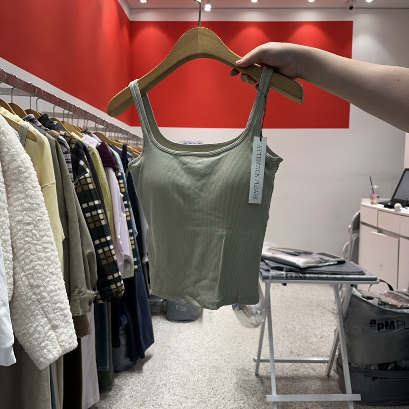 ATPZ東大門代購女士新品休閑26春季人氣推薦熱賣吊帶背心ATTENTION PLEAES吊帶/背心圖色2