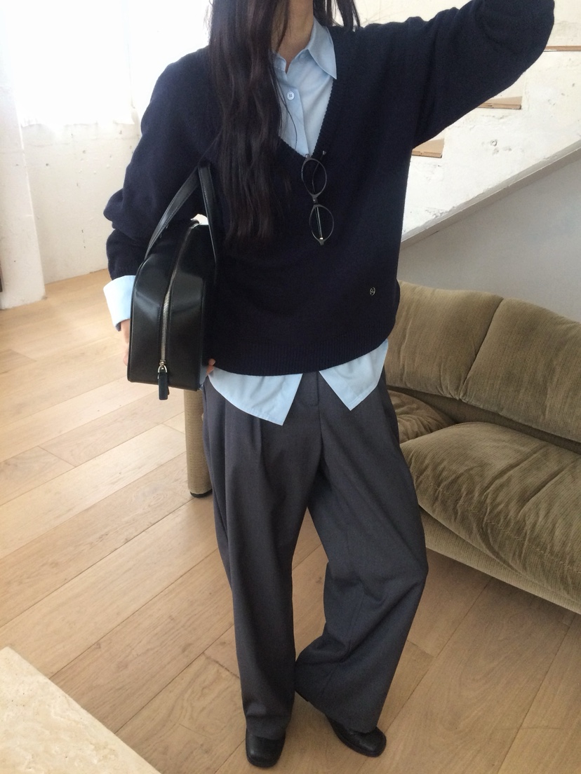 ANOU韓國代購女裝新款熱賣26春季時尚休閑職業人氣休閑褲ANOU休閑褲