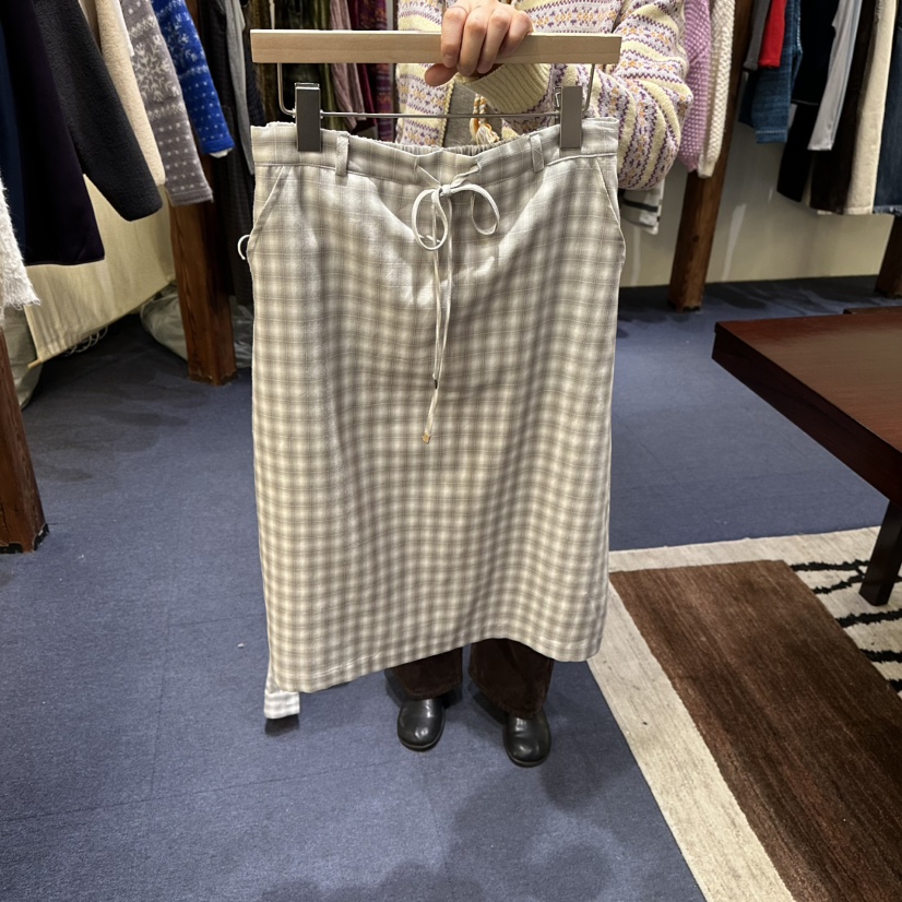 FURE韓國直郵女士新款推薦休閑人氣時尚半身裙中短裙格子FURE半身裙/中短裙圖色2