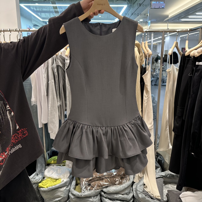 HONG.U韓國直郵女士新品26春季時尚人氣熱賣推薦休閑連衣裙HONG.U連衣裙圖色1