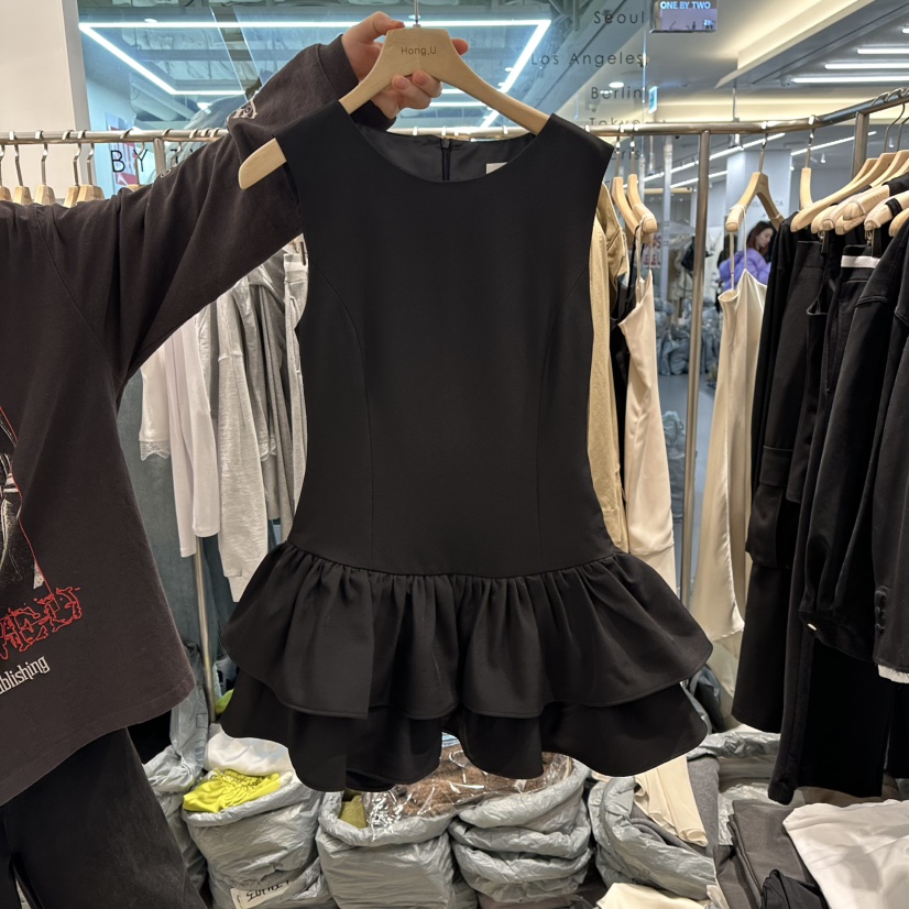 HONG.U韓國直郵女士新品26春季時尚人氣熱賣推薦休閑連衣裙HONG.U連衣裙圖色2