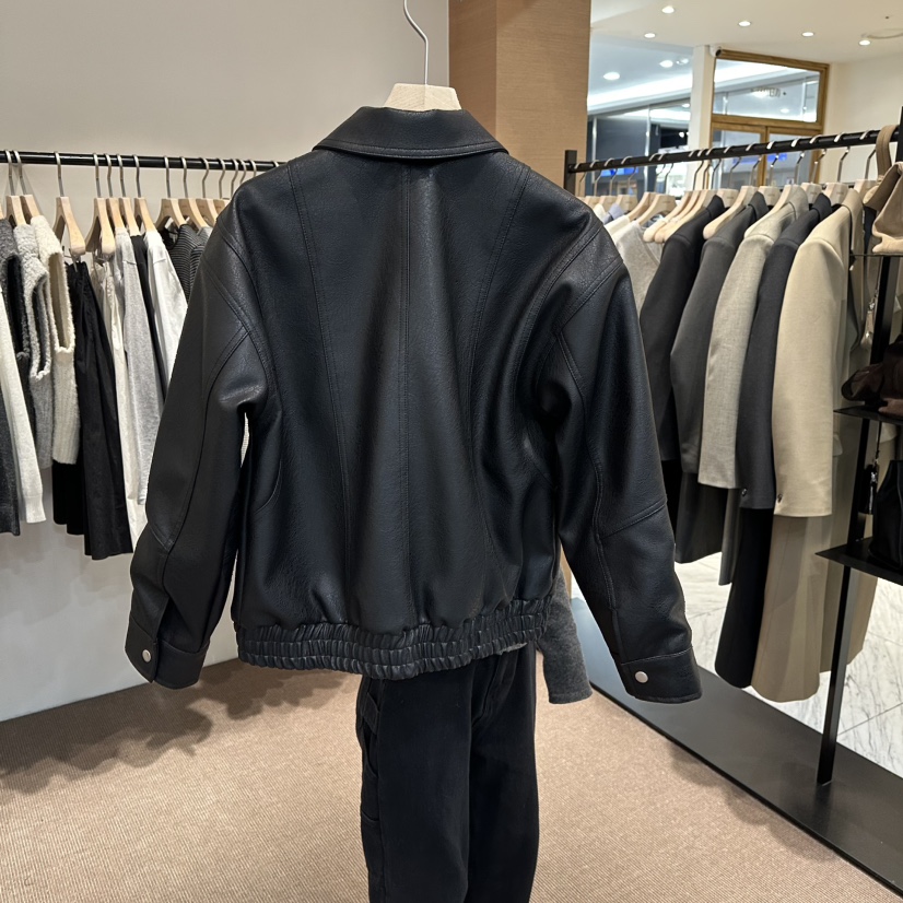 LE BUTTER東大門代購女士新品職業人氣休閑推薦26春季皮衣LE BUTTER皮衣