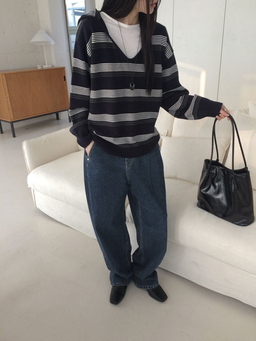 ANOU東大門實拍女裝新款時尚推薦人氣職業休閑熱賣針織衫ANOU針織衫