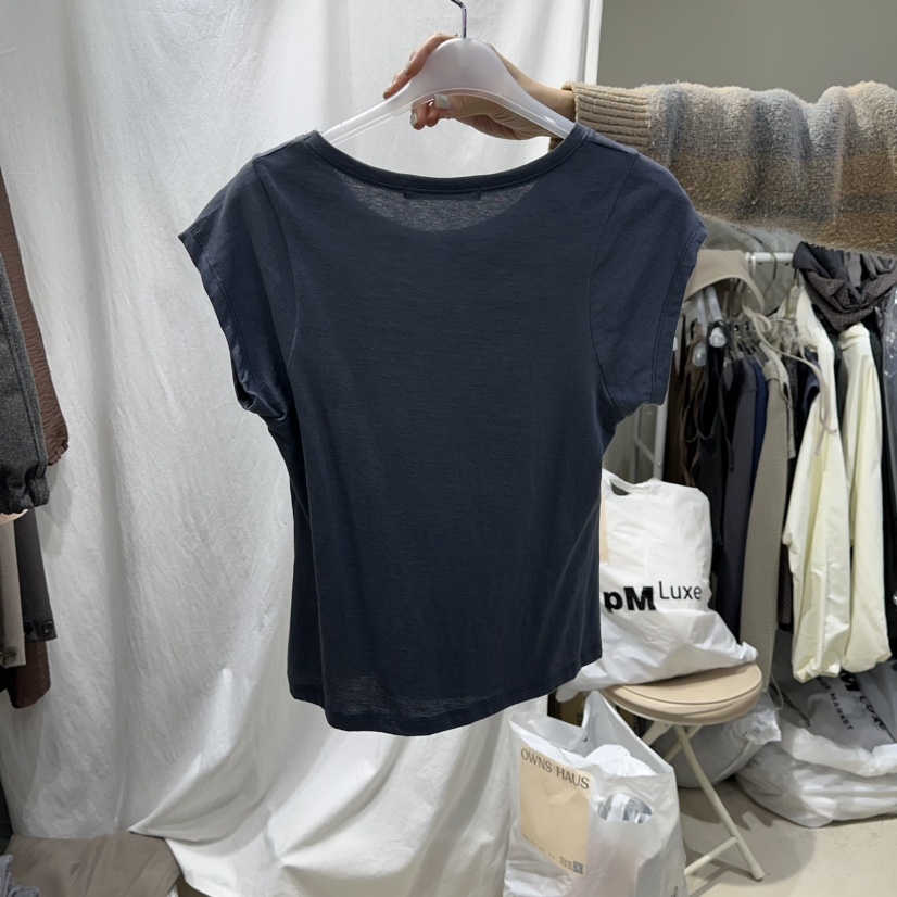 OWNS韓國直郵女士新品推薦休閑人氣熱賣時尚職業26春季T恤OWNS HAUST恤
