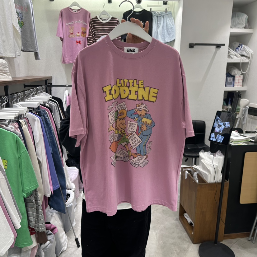 EVE東大門代購女士新品人氣熱賣職業休閑時尚26春季推薦T恤EVET恤圖色2