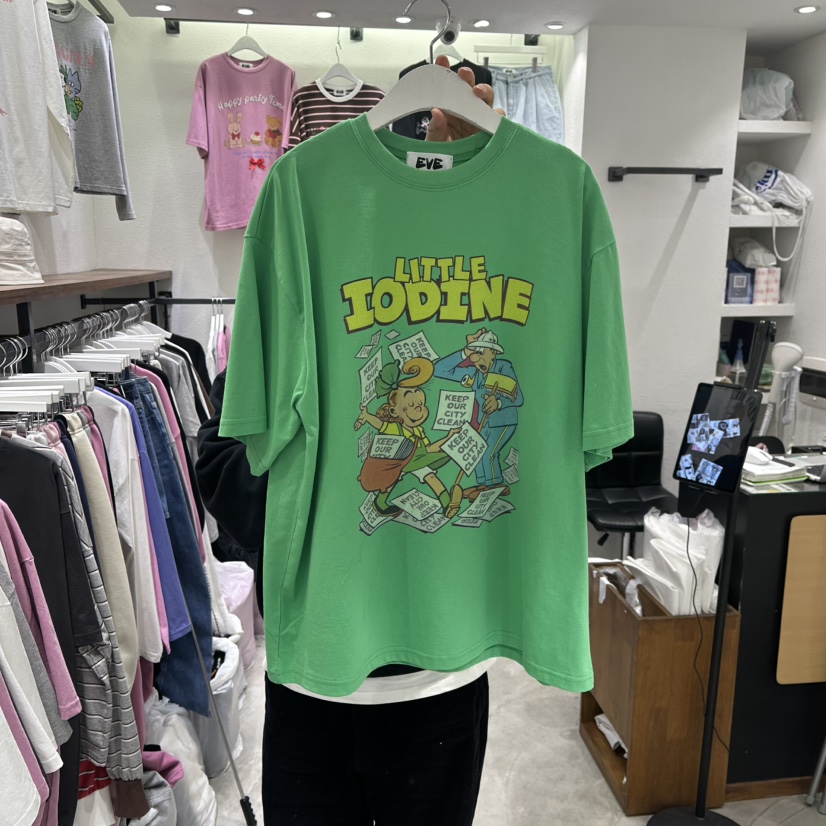 EVE東大門代購女士新品人氣熱賣職業休閑時尚26春季推薦T恤EVET恤圖色3