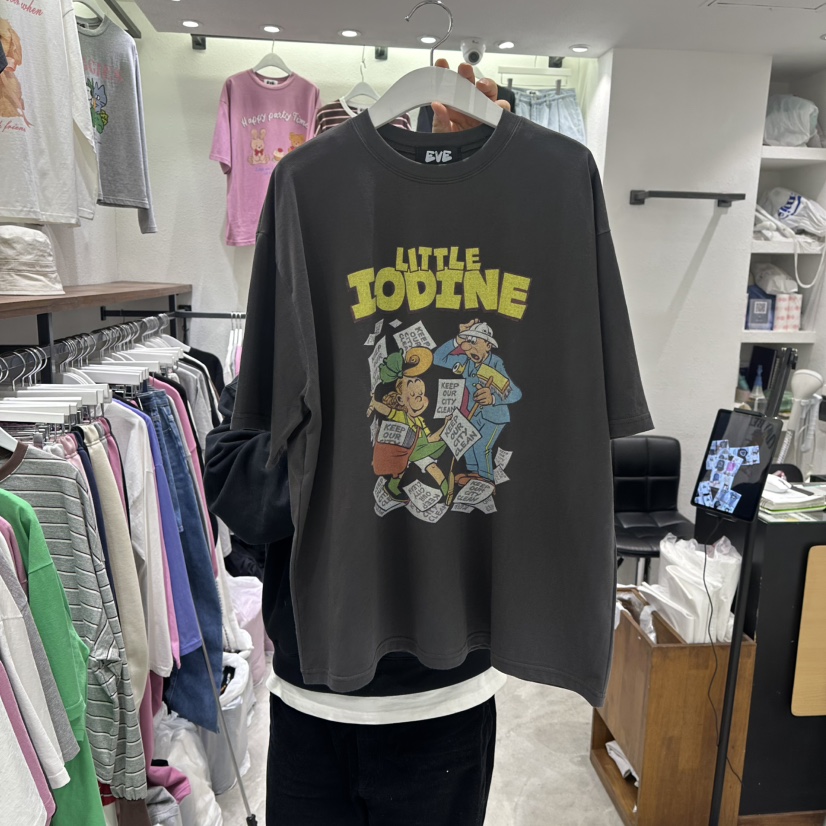 EVE東大門代購女士新品人氣熱賣職業休閑時尚26春季推薦T恤EVET恤圖色4