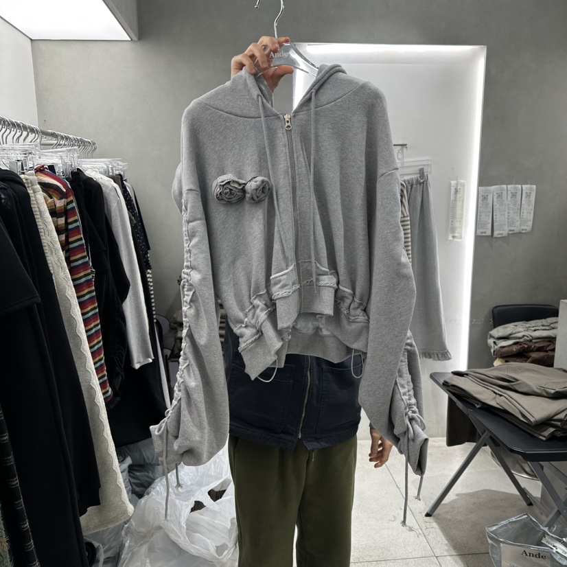 ANDE韓國代購女裝新品熱賣休閑人氣職業26春季推薦時尚夾克Ande夾克圖色1