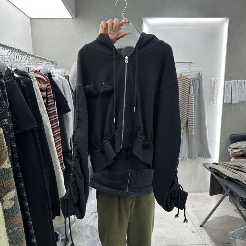 ANDE韓國代購女裝新品熱賣休閑人氣職業26春季推薦時尚夾克Ande夾克圖色2