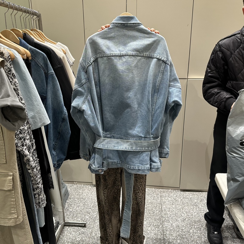 SOF韓國直郵女裝新款時尚職業熱賣人氣26春季休閑夾克腰帶SOF夾克