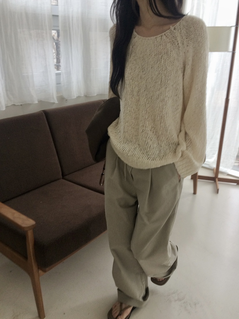 ANOU韓國代購女士新品人氣熱賣休閑職業26春季時尚針織衫ANOU針織衫