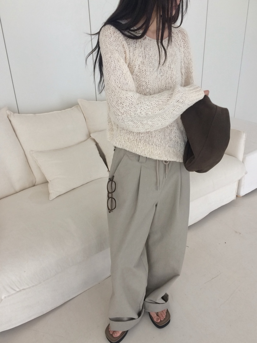 ANOU韓國代購女士新品人氣熱賣休閑職業26春季時尚針織衫ANOU針織衫