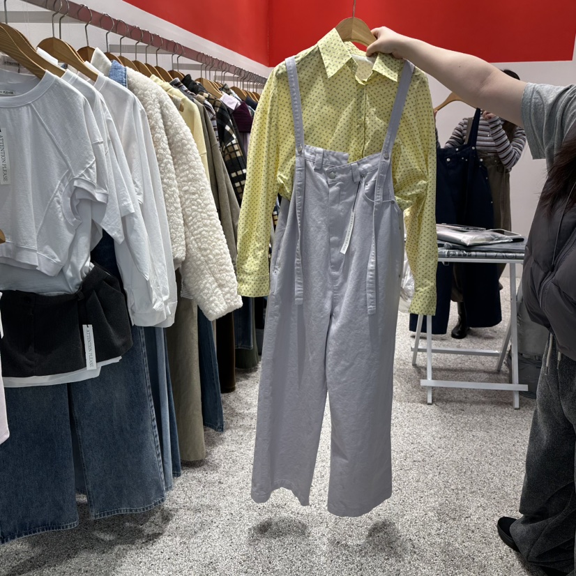 ATPZ東大門實拍女裝新款時尚推薦熱賣26春季背帶褲不含內搭ATTENTION PLEAES背帶褲圖色2