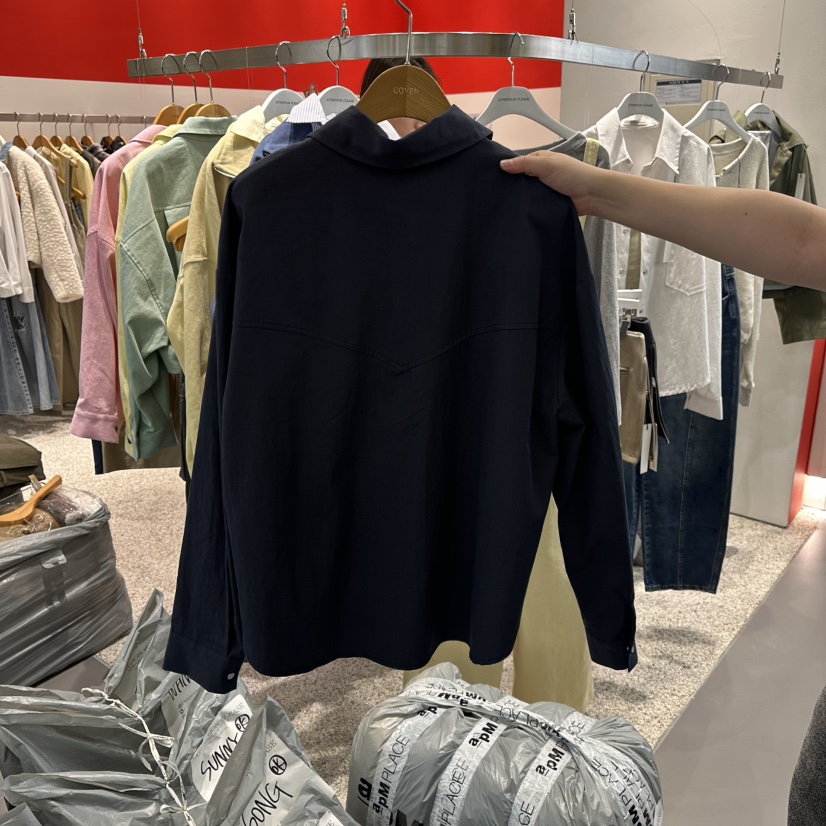 ATPZ東大門實拍女裝新款熱賣26春季人氣襯衫蕾絲衫不含內搭ATTENTION PLEAES襯衫/蕾絲衫