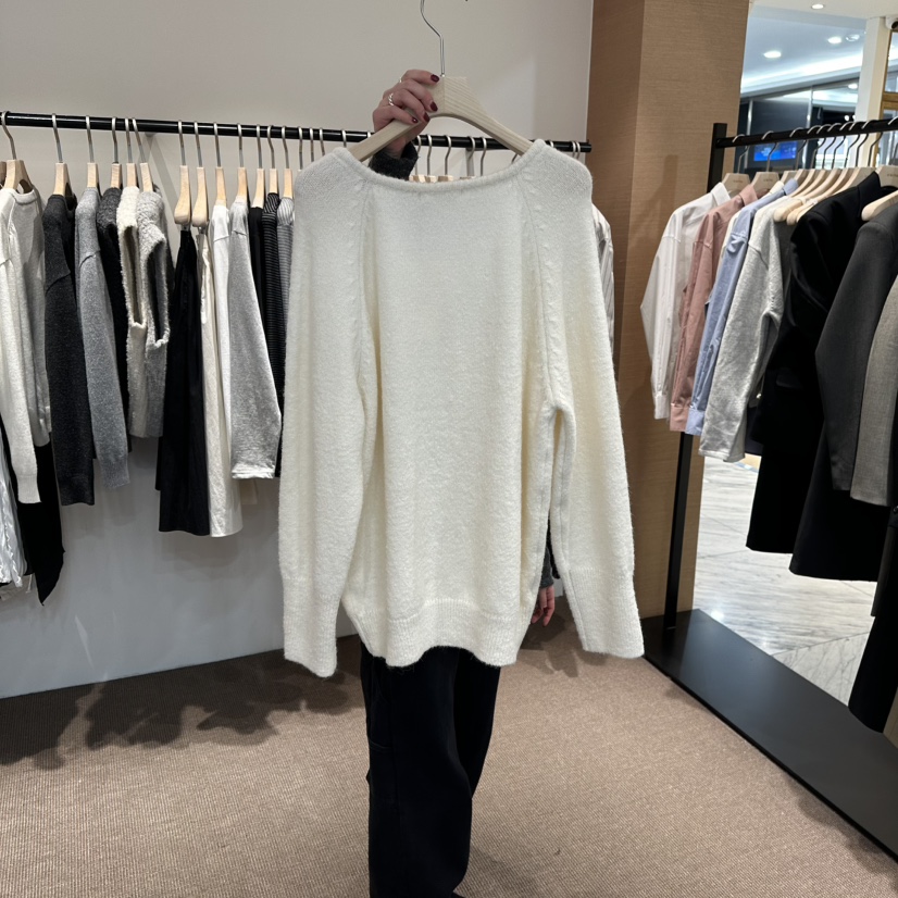 LE BUTTER東大門實拍女士新款人氣推薦26春季針織衫羊駝毛V領LE BUTTER針織衫