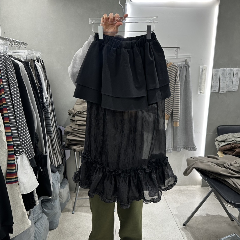 ANDE韓國代購女裝新款職業時尚熱賣人氣26春季休閑推薦長裙Ande長裙