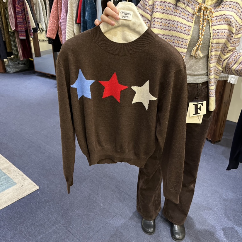 FURE東大門實拍女裝新款熱賣休閑推薦時尚人氣職業針織衫FURE針織衫圖色1