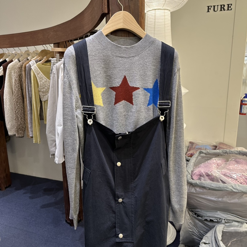 FURE東大門實拍女裝新款熱賣休閑推薦時尚人氣職業針織衫FURE針織衫圖色3
