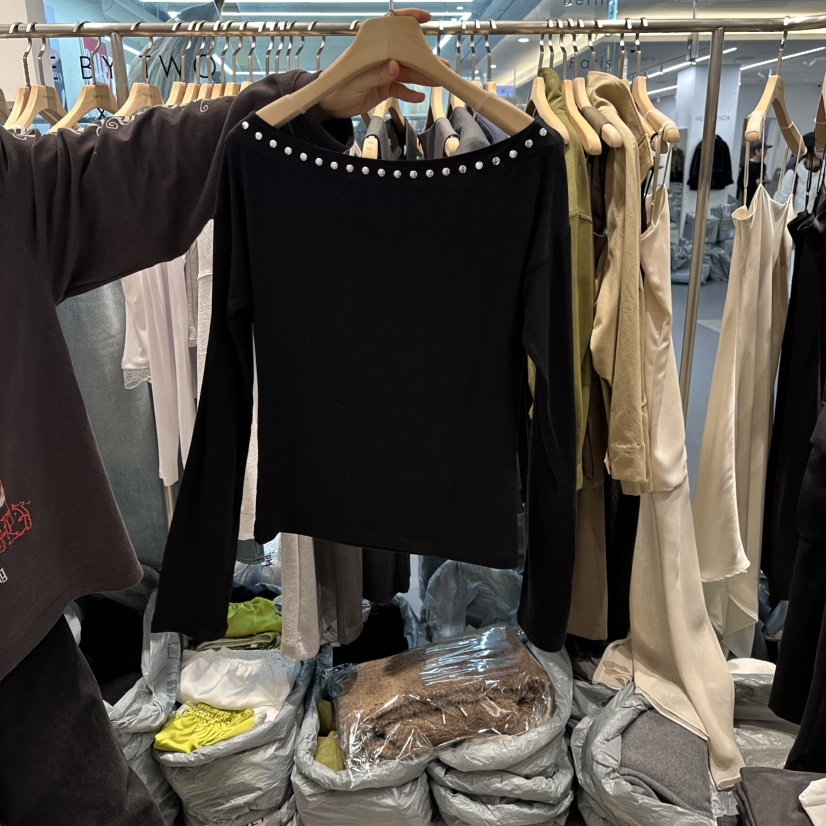 HONG.U東大門直郵女裝新品推薦人氣熱賣職業時尚長袖T恤HONG.U長袖T恤