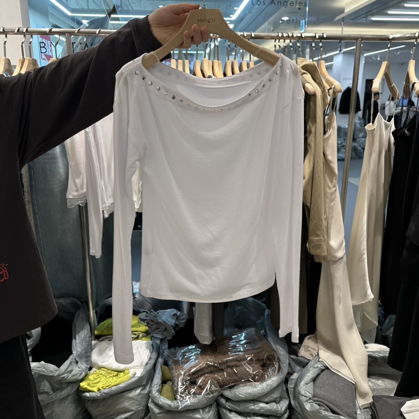 HONG.U東大門直郵女裝新品推薦人氣熱賣職業時尚長袖T恤HONG.U長袖T恤圖色1
