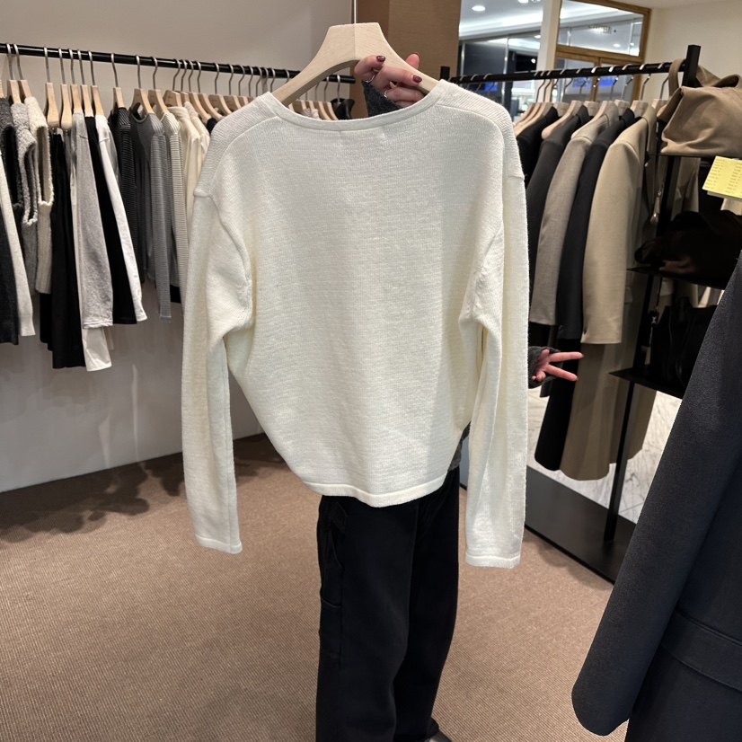 LE BUTTER東大門實拍女士新款26春季針織衫不含內搭浣熊開衫LE BUTTER針織衫