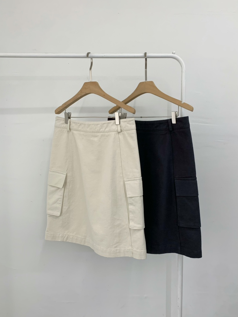 ANOU韓國直郵女裝新品人氣職業休閑熱賣推薦半身裙中短裙棉ANOU半身裙/中短裙