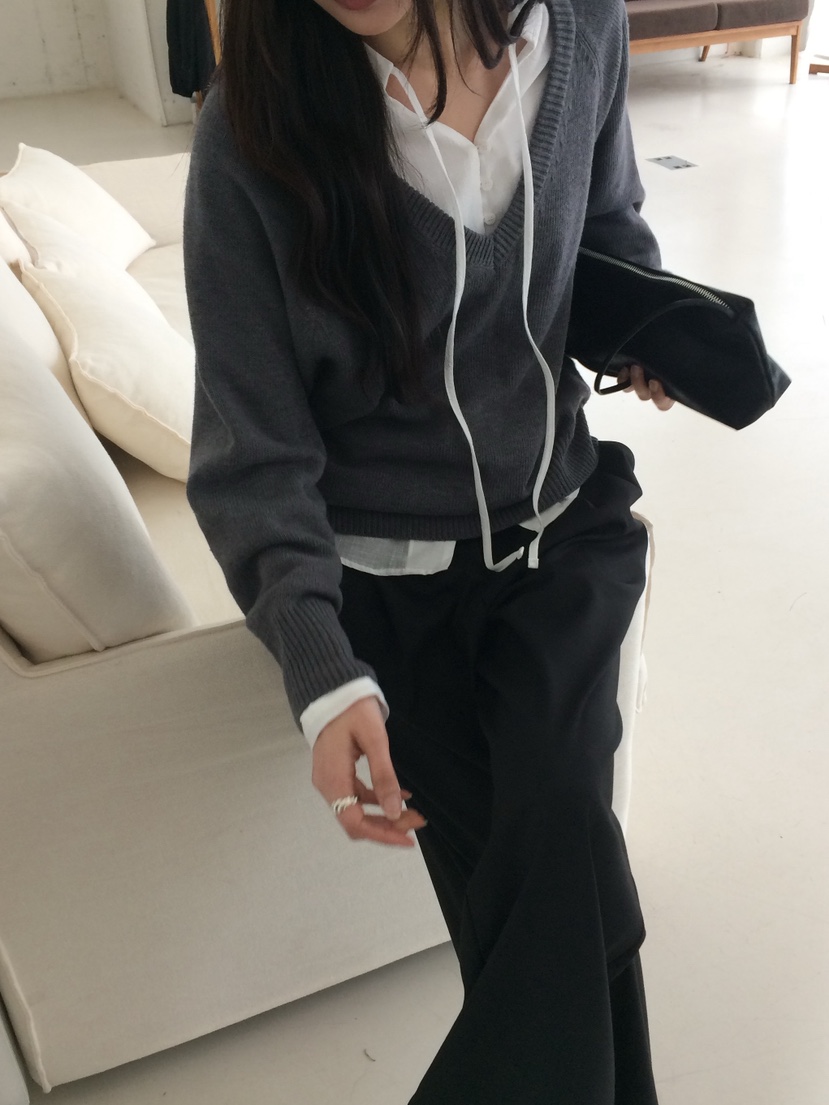 ANOU韓國直郵女裝新款26春季時尚職業人氣休閑熱賣針織衫ANOU針織衫