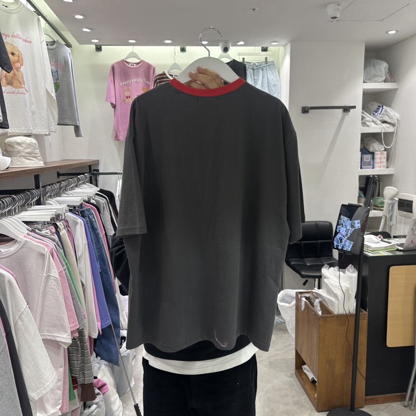 EVE韓國代購女士新款時尚熱賣人氣26春季職業休閑推薦T恤EVET恤