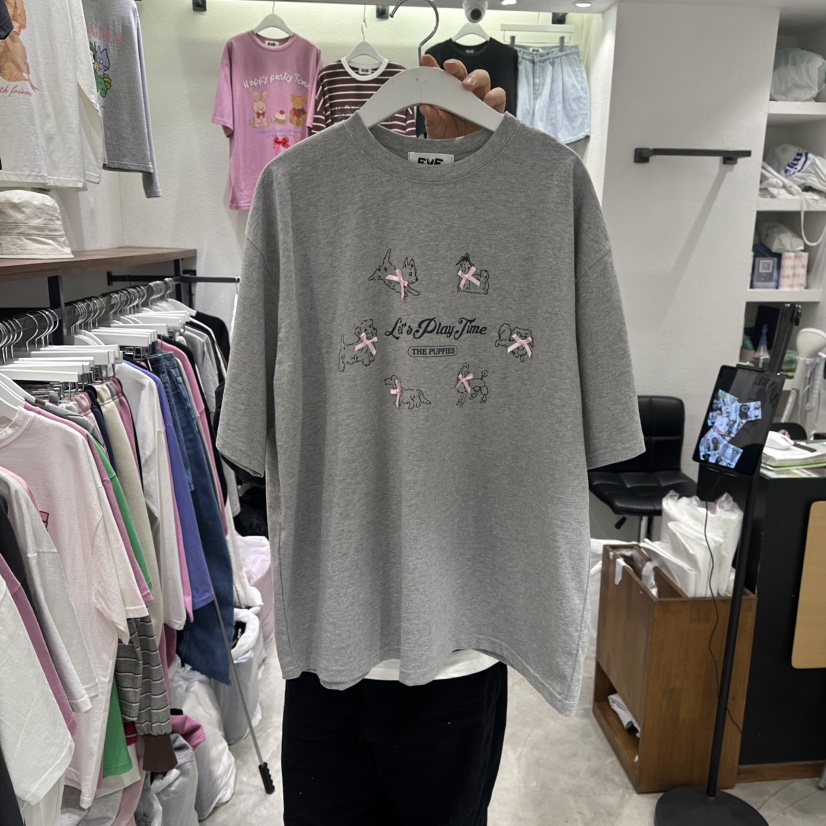 EVE東大門實拍女裝新款人氣職業休閑熱賣時尚推薦26春季T恤EVET恤圖色4