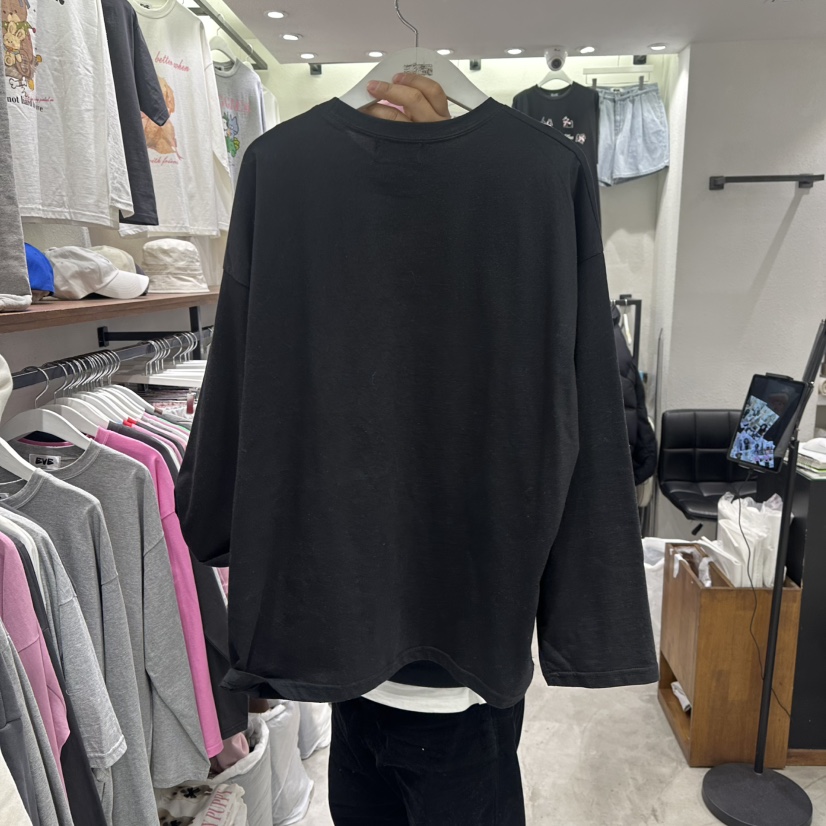 EVE東大門直郵女裝新款休閑推薦時尚職業26春季人氣長袖T恤EVE長袖T恤