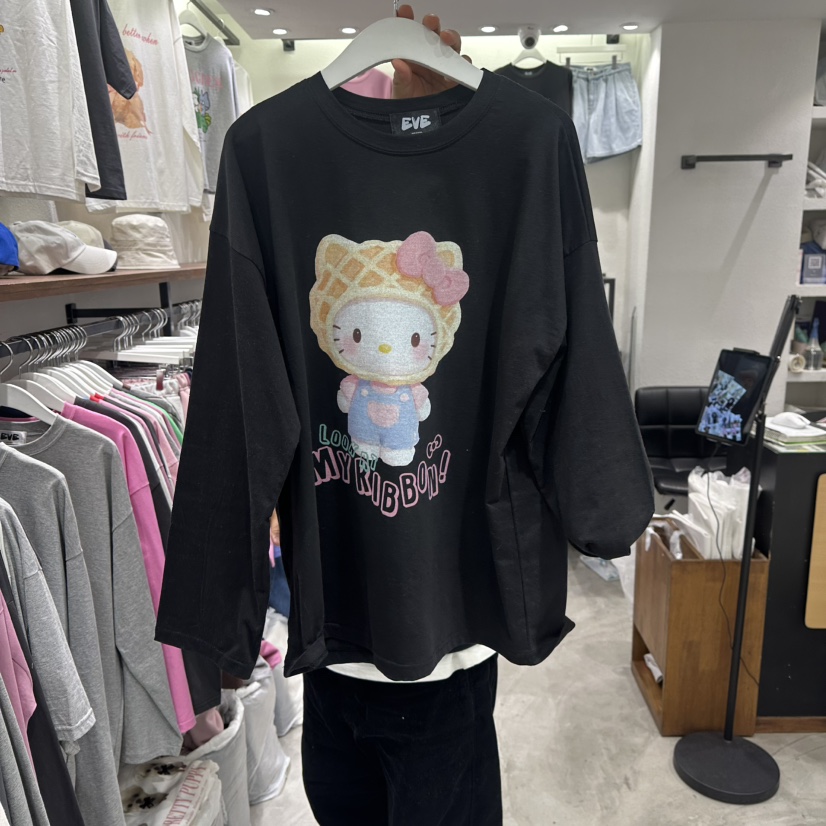 EVE東大門直郵女裝新款休閑推薦時尚職業26春季人氣長袖T恤EVE長袖T恤圖色3