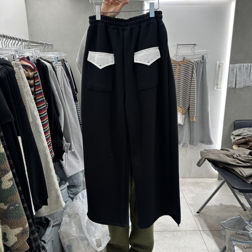 ANDE東大門實拍女士新款時尚熱賣26春季職業推薦人氣休閑褲Ande休閑褲