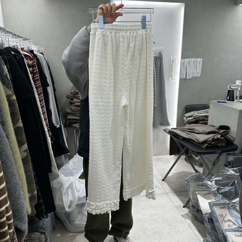 ANDE東大門實拍女士新款時尚人氣熱賣休閑26春季休閑褲雙層Ande休閑褲