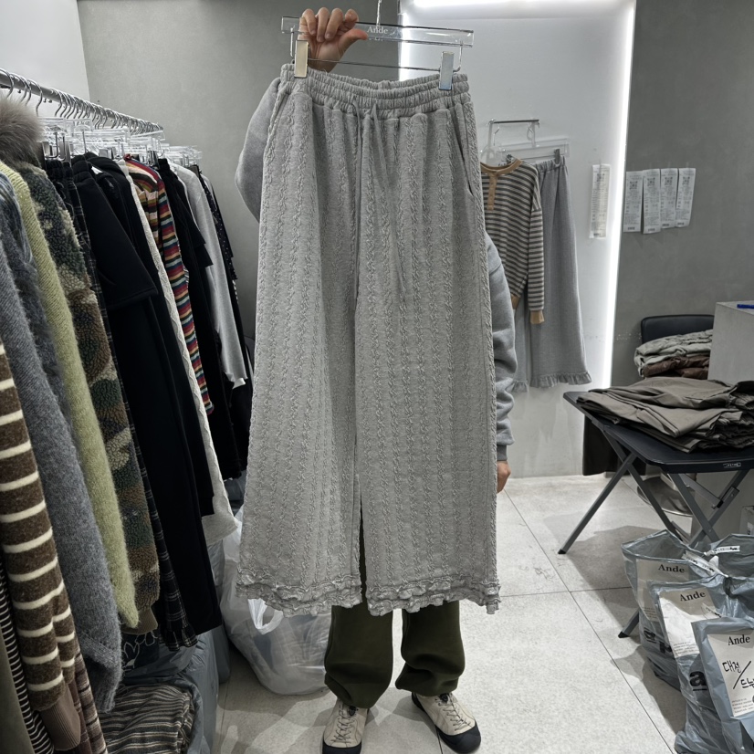 ANDE東大門實拍女士新款時尚人氣熱賣休閑26春季休閑褲雙層Ande休閑褲圖色2