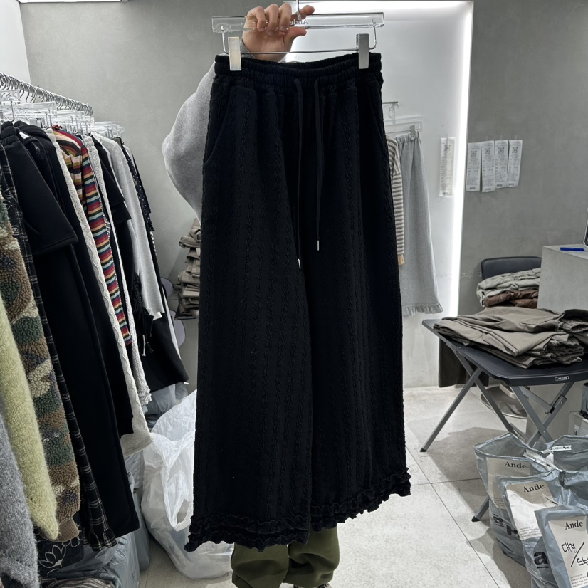 ANDE東大門實拍女士新款時尚人氣熱賣休閑26春季休閑褲雙層Ande休閑褲圖色3