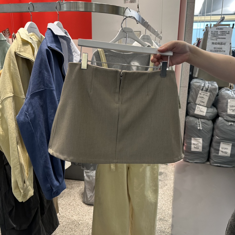 ATPZ東大門實拍女士新品熱賣職業休閑26春季時尚裙褲拉鏈ATTENTION PLEAES裙褲