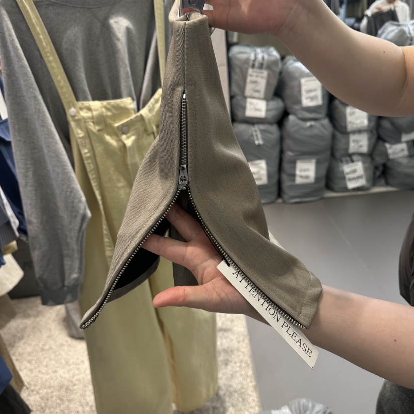 ATPZ東大門實拍女士新品熱賣職業休閑26春季時尚裙褲拉鏈ATTENTION PLEAES裙褲