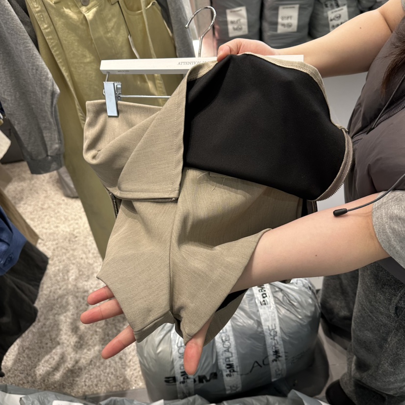 ATPZ東大門實拍女士新品熱賣職業休閑26春季時尚裙褲拉鏈ATTENTION PLEAES裙褲