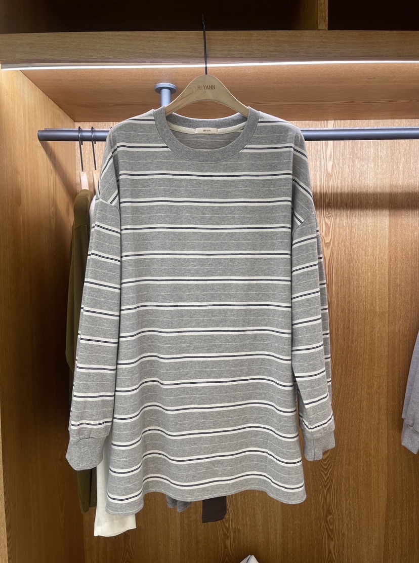 HI YANN東大門直郵女裝新款人氣推薦職業休閑時尚長袖T恤HI YANN長袖T恤圖色1