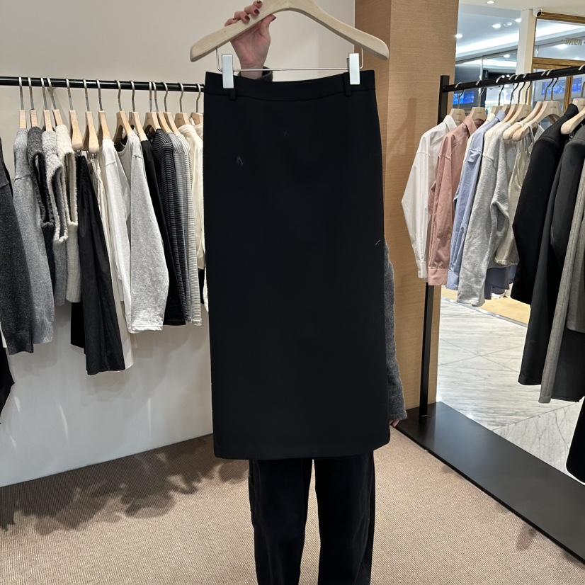 LE BUTTER東大門直郵女士新品職業推薦時尚人氣長裙雙層LE BUTTER長裙圖色3