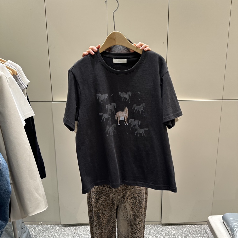 SOF韓國直郵女士新款人氣時尚26春季推薦熱賣T恤不含項鏈SOFT恤圖色3