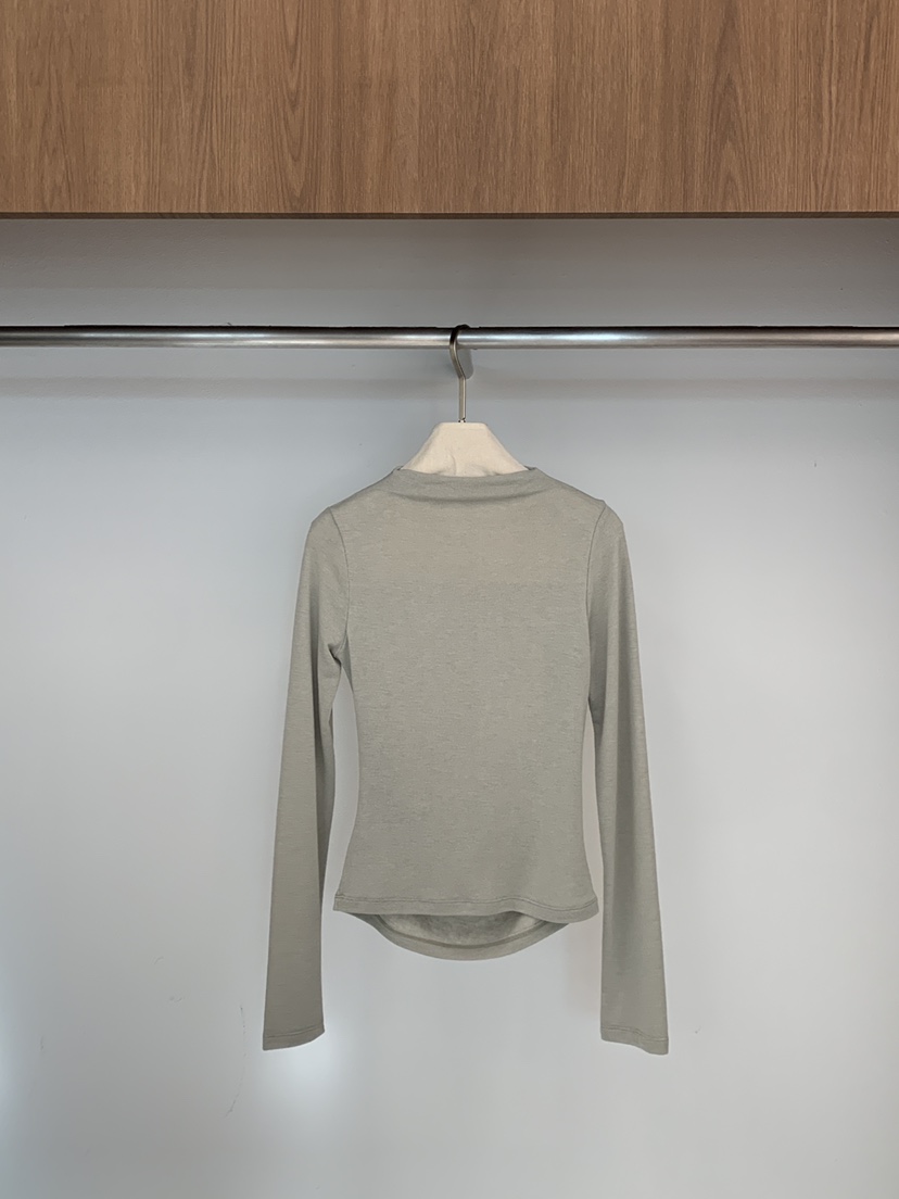 ONE MONE韓國代購女裝新品26春季推薦熱賣休閑長袖T恤褶皺ONE MONE長袖T恤